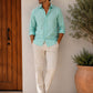 CAMISA VERDE AGUA