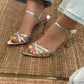 SANDALIA TACON PLATA