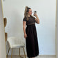 VESTIDO CINTURON MARRON