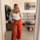 PANTALON SATEN TEJA