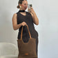 BOLSO CADIZ MARRON CHOCOLATE