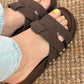 SANDALIAS GRECIA MARRON CHOCOLATE