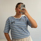 CAMISETA LOVE CELESTE