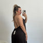 VESTIDO MARTINA MARRON CHOCOLATE
