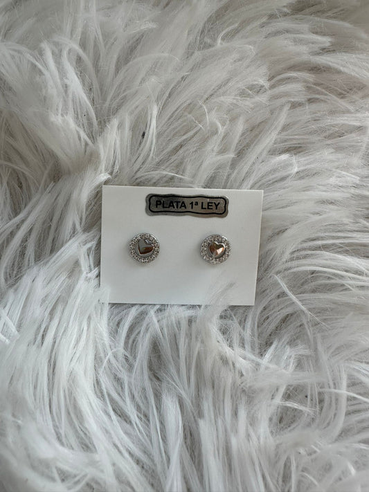 PENDIENTE PLATA CORAZON