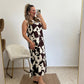 VESTIDO VACA MARRON
