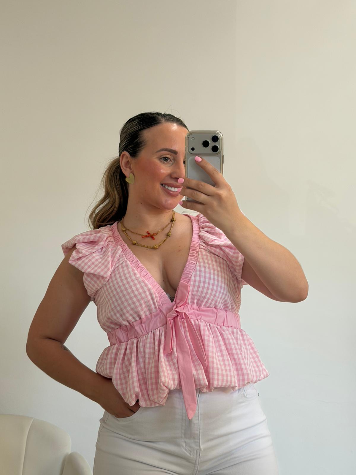 BLUSA CAYETANA ROSA