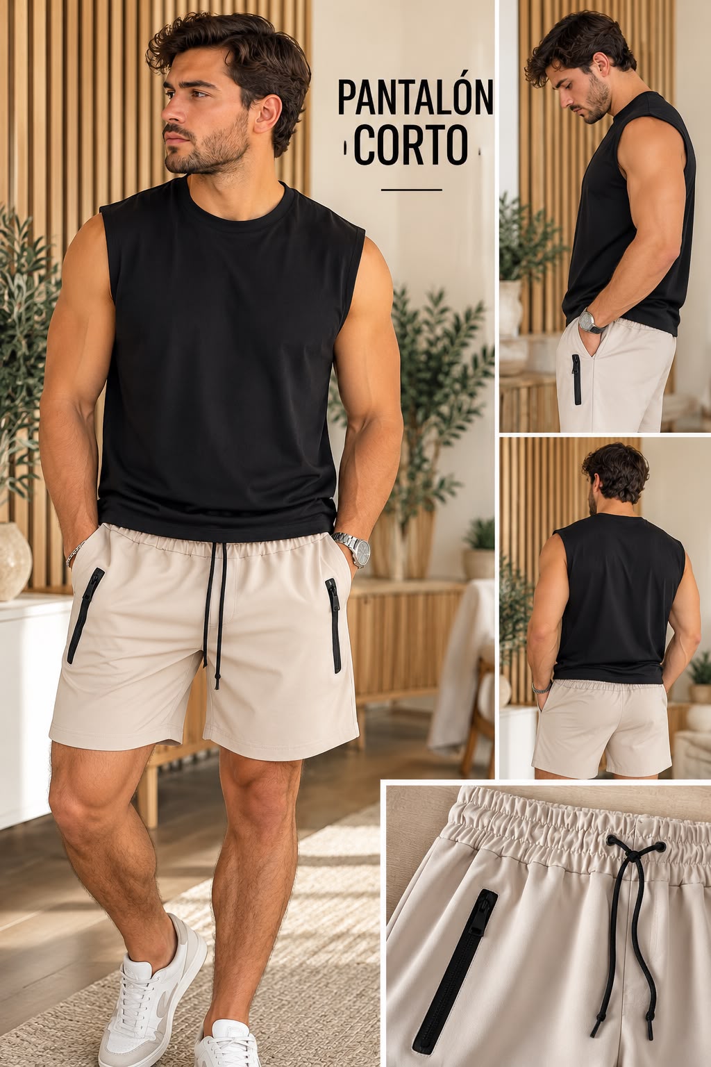 BERMUDAS BEIGE