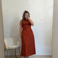 VESTIDO CAROLINA CAMEL