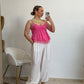 PANTALON AMERI GLOBO BLANCO