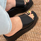 SANDALIAS DEDO NEGRAS