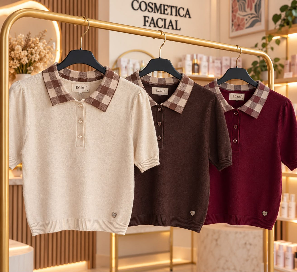 POLO CUELLO CUADRO