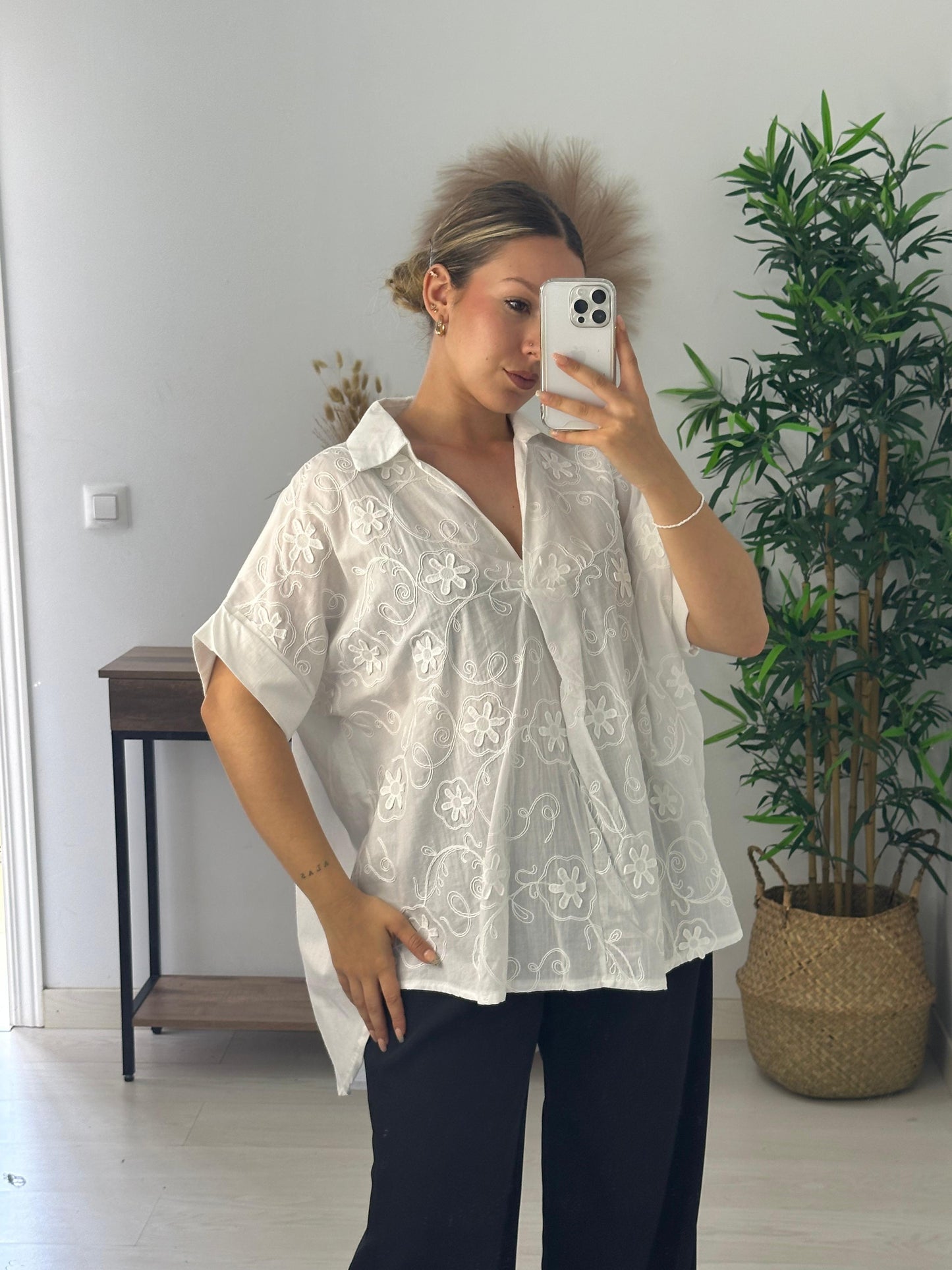 CAMISA BORDADA