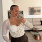 BLUSA ENCAJE BLANCO