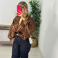CAMISA LOLA MARRON