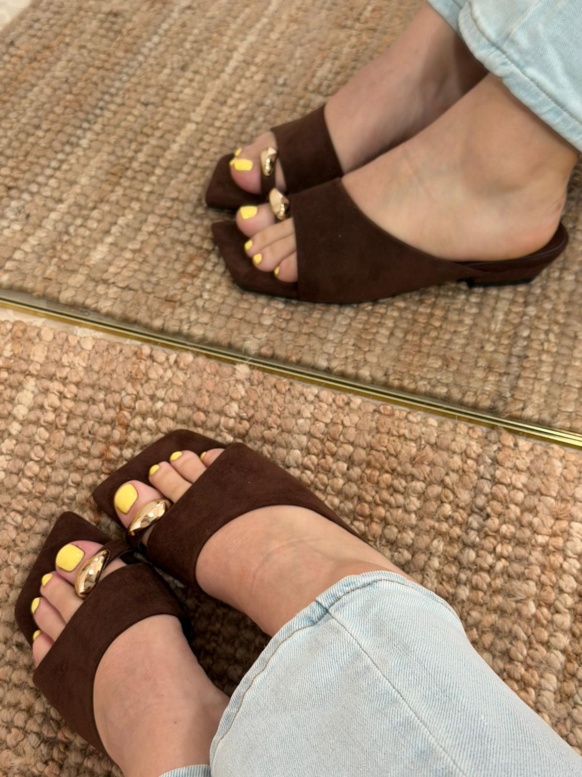 SANDALIAS ALMERIA MARRON