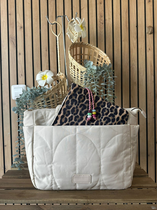 BOLSO BIM ACOLCHADO BEIGE