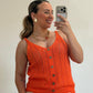 JERSEY CROCHET NARANJA