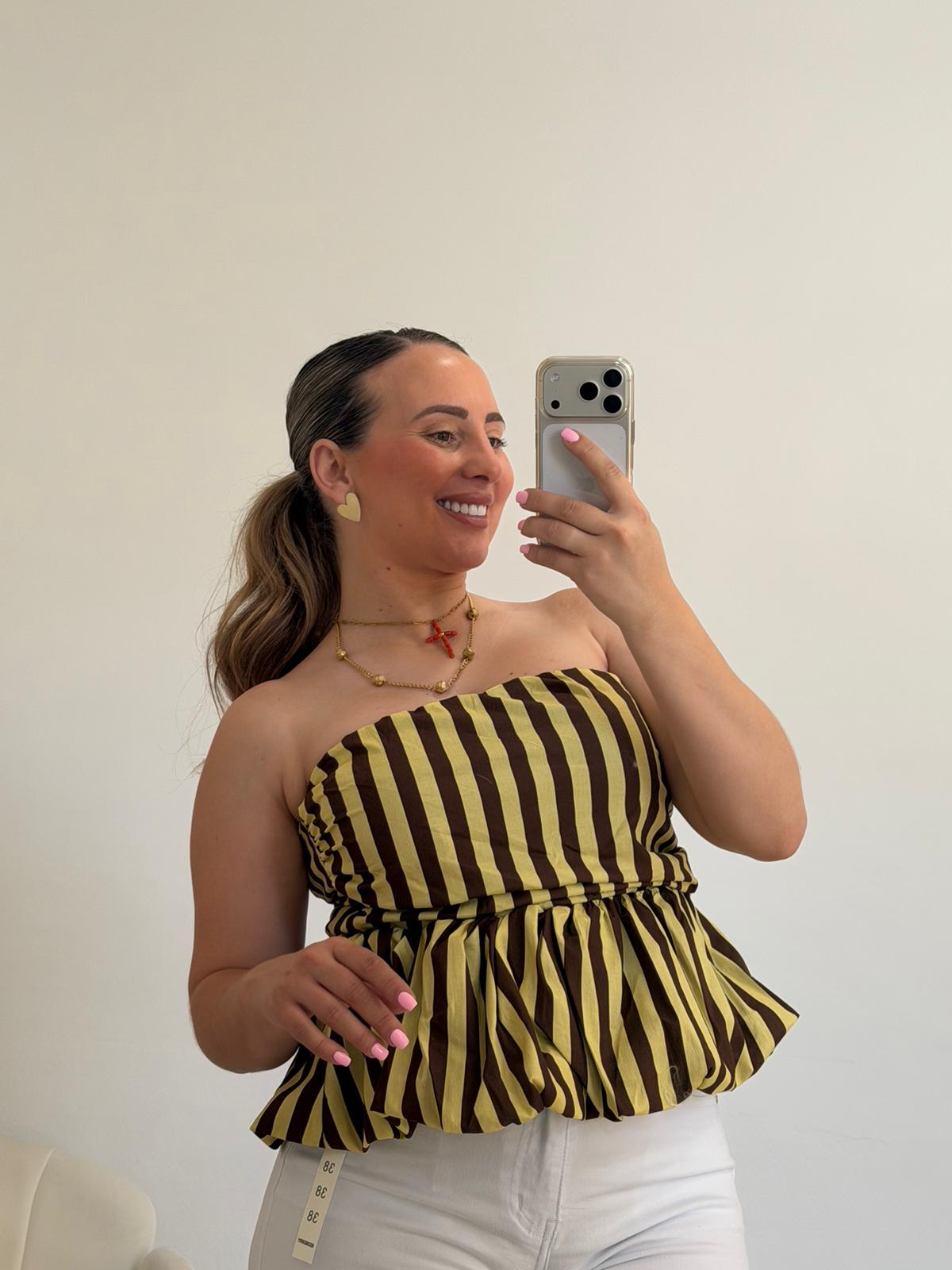TOP RAYAS AMARILLO