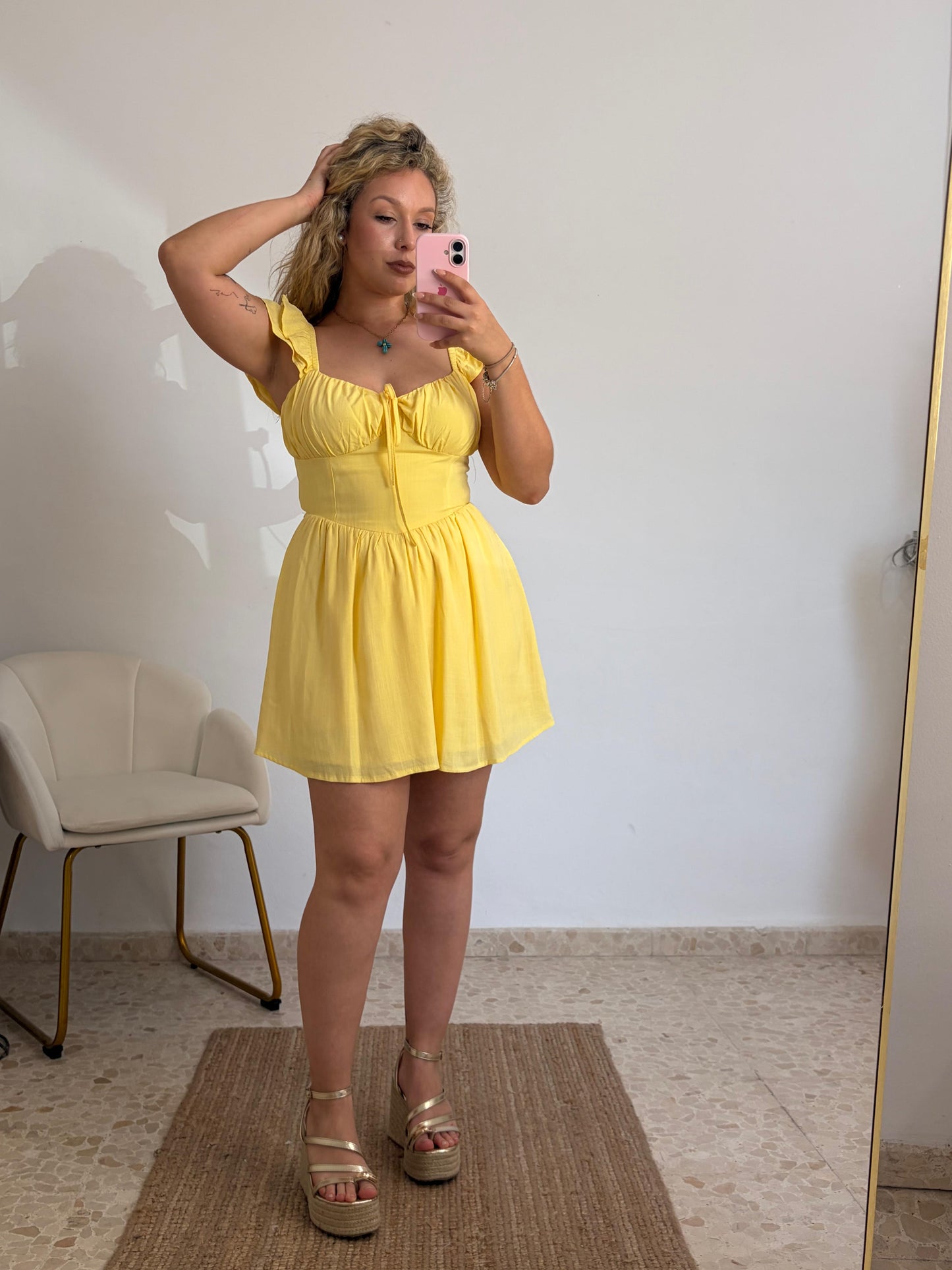 VESTIDO MOJACAR AMARILLO