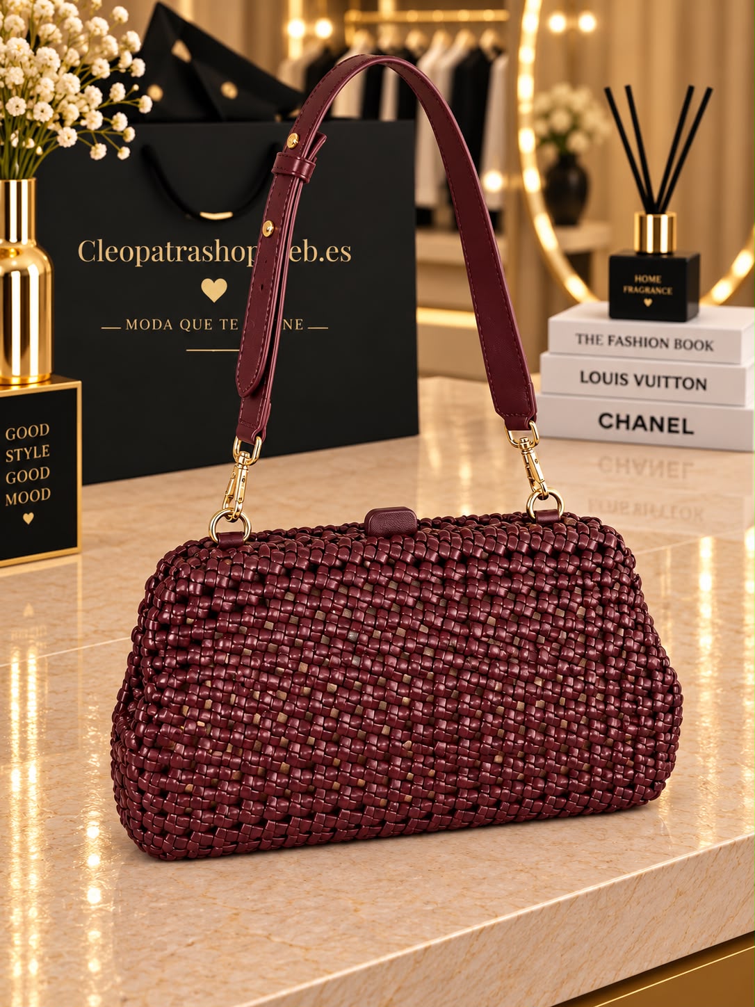 BOLSO PARIS BURDEOS