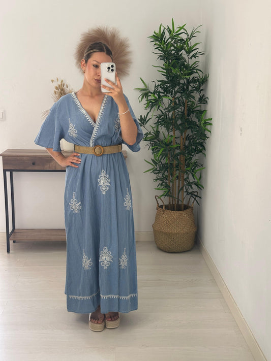 VESTIDO BORDADO