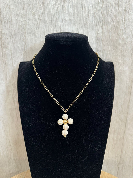 COLLAR CRUZ BEIGE