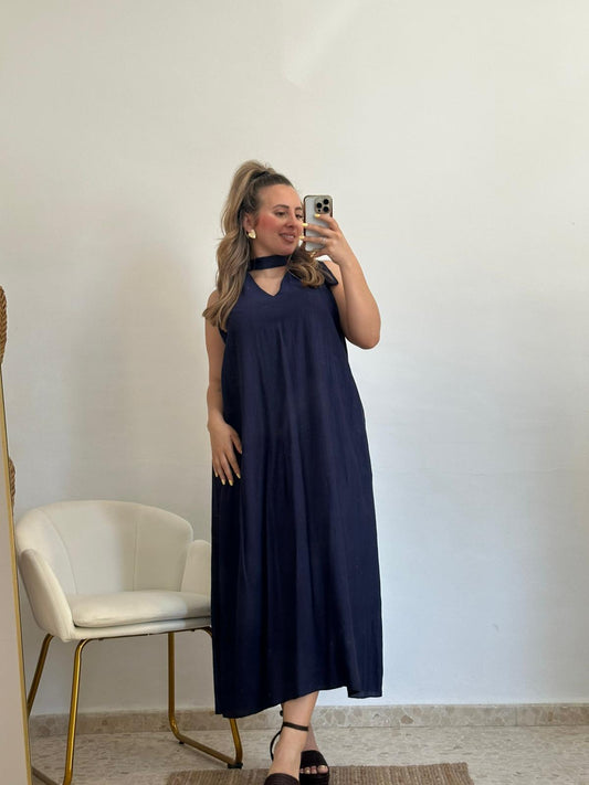 VESTIDO LIA AZUL MARINO