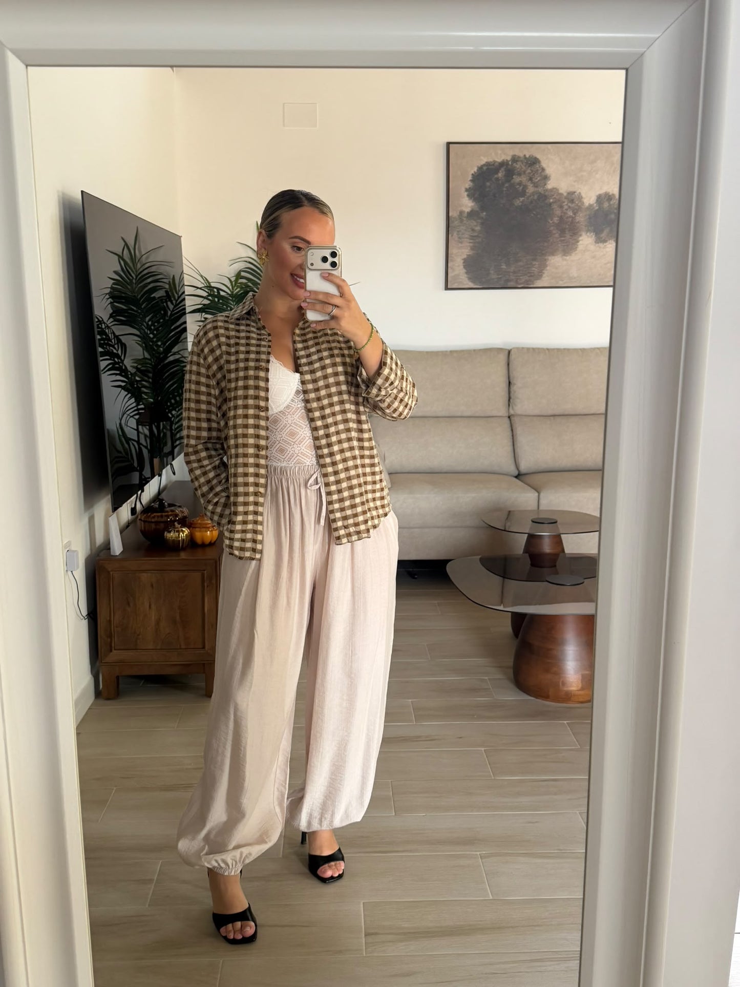 PANTALON FLUIDO BEIGE