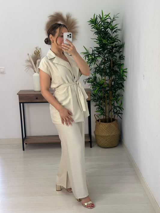 CONJUNTO KIARA BEIGE