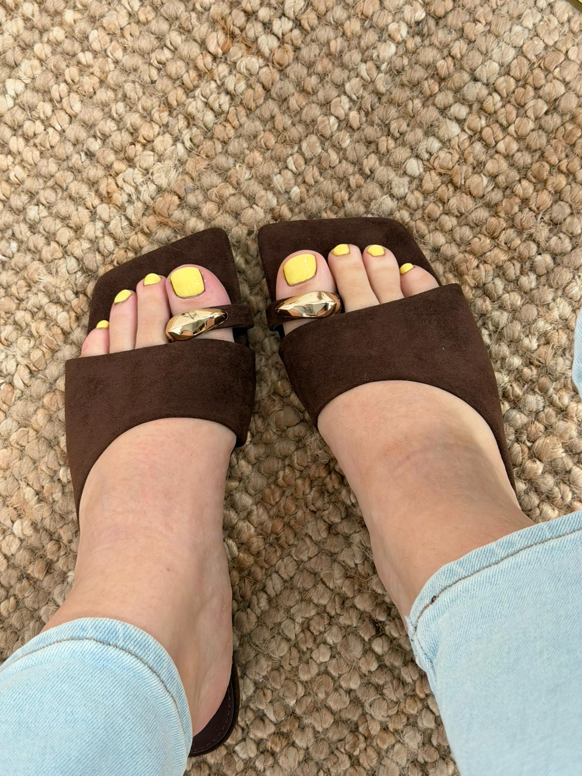 SANDALIAS ALMERIA MARRON