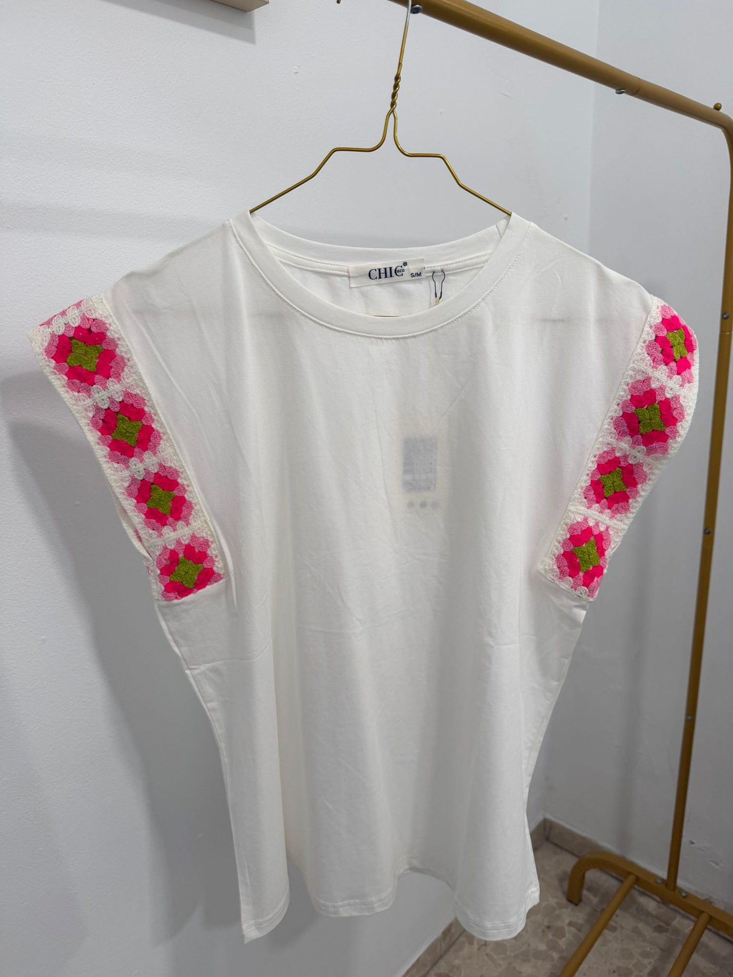 CAMISETA ENCAJE