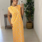 VESTIDO LEOPARDO AMARILLO