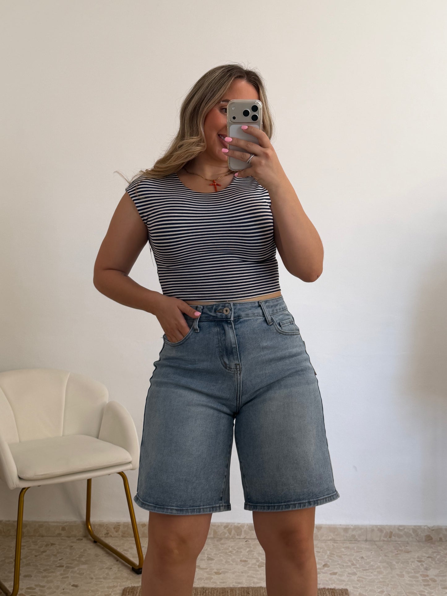 CAMISETA SHORT RAYAS (+ COLORES)