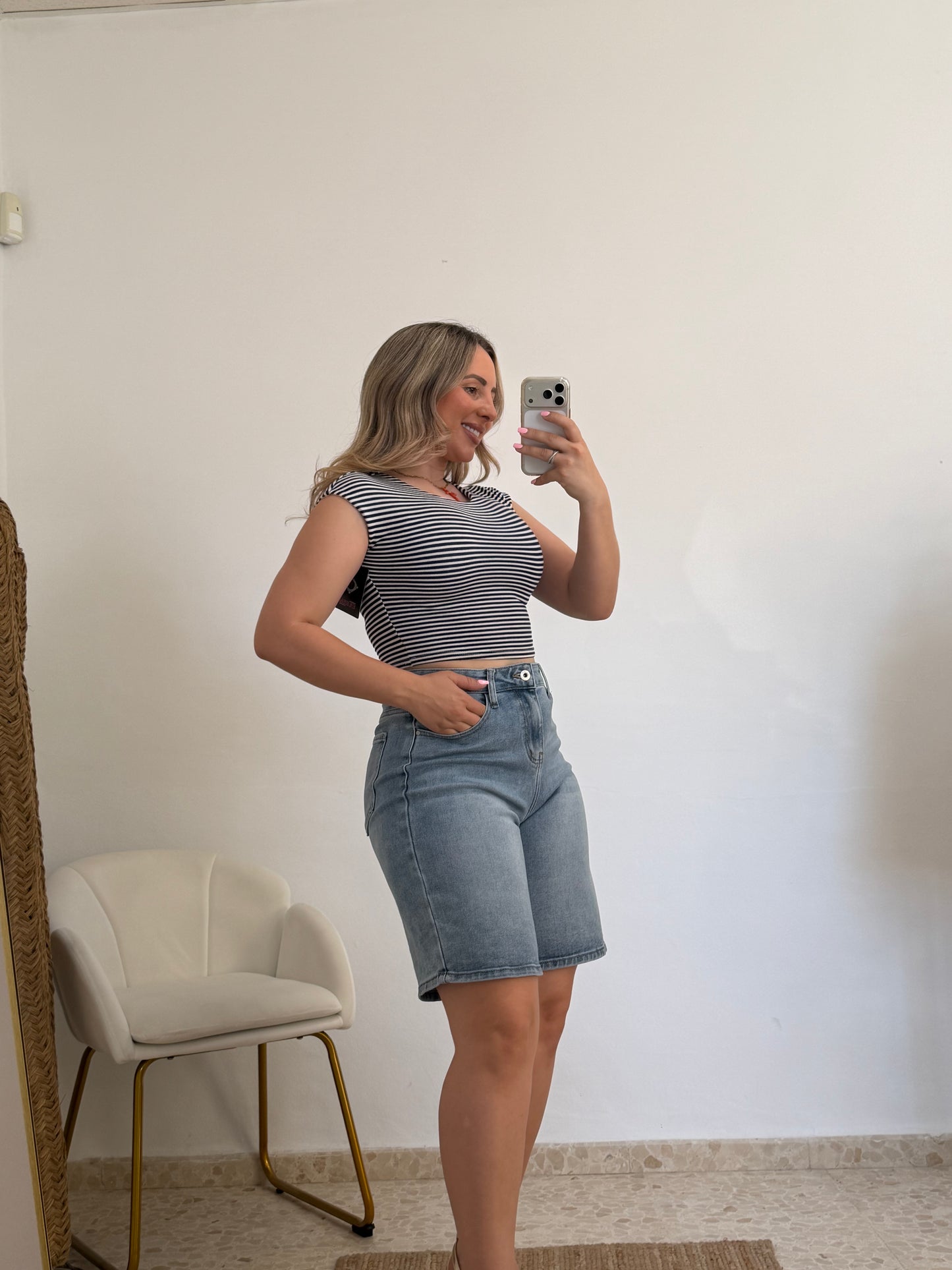 CAMISETA SHORT RAYAS (+ COLORES)