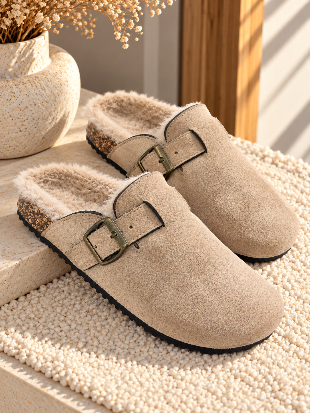Zuecos Polonia beige