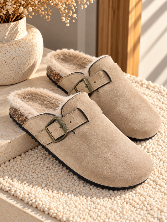 Zuecos Polonia beige