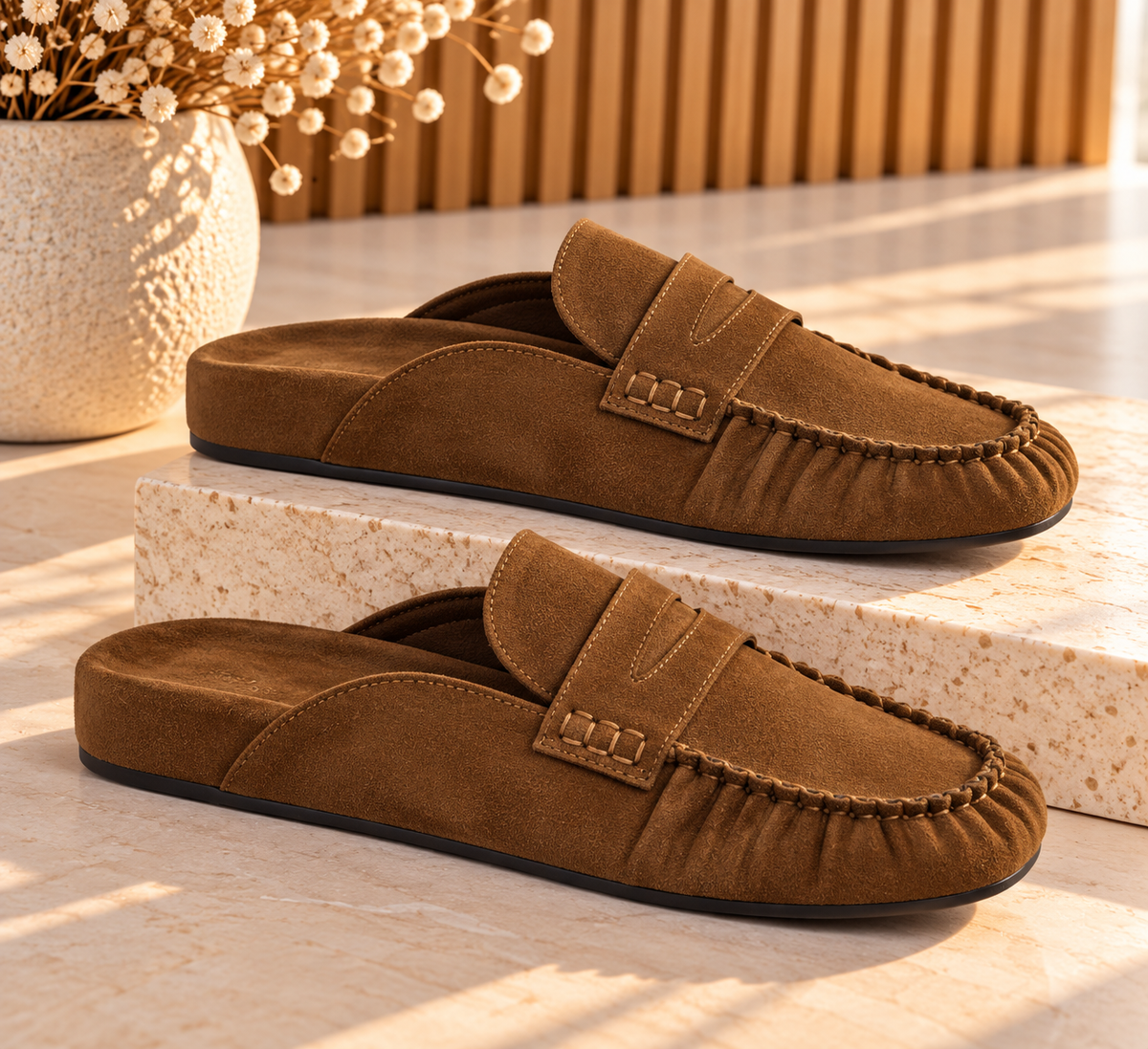 Mocasines Marta camel