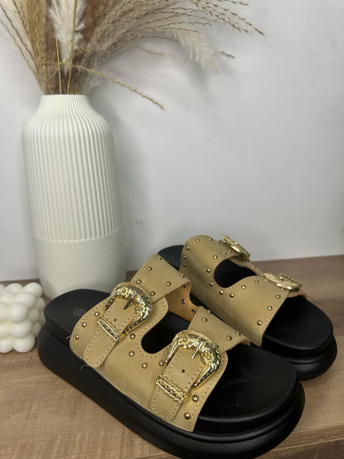 SANDALIA GRECIA CAMEL