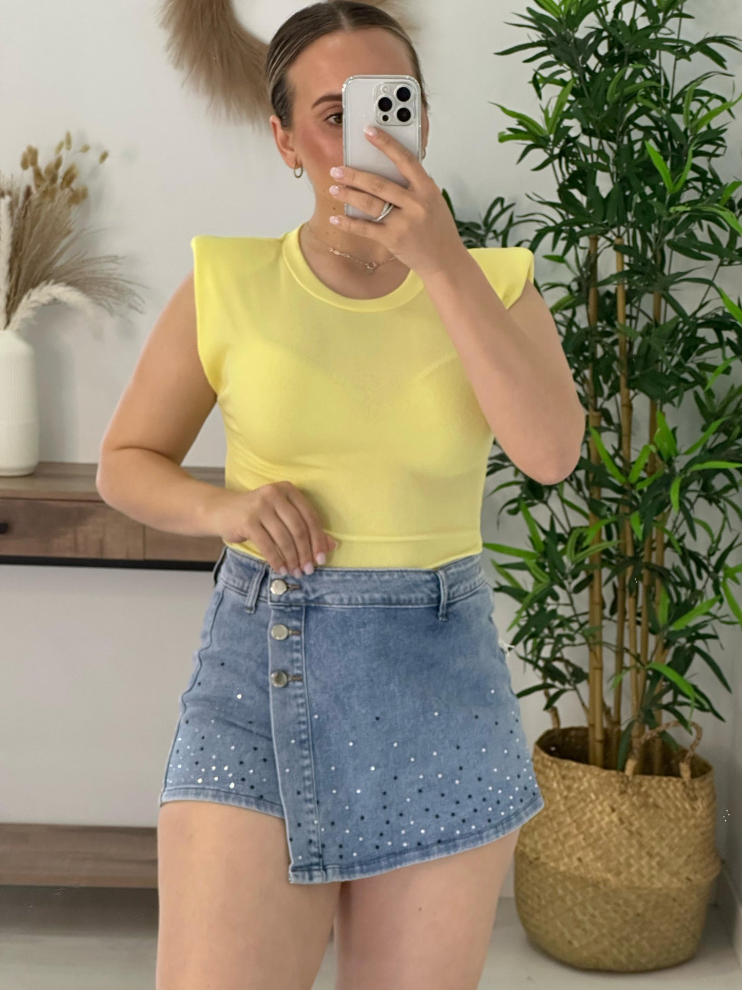 FALDA PANTALÓN BRILLO