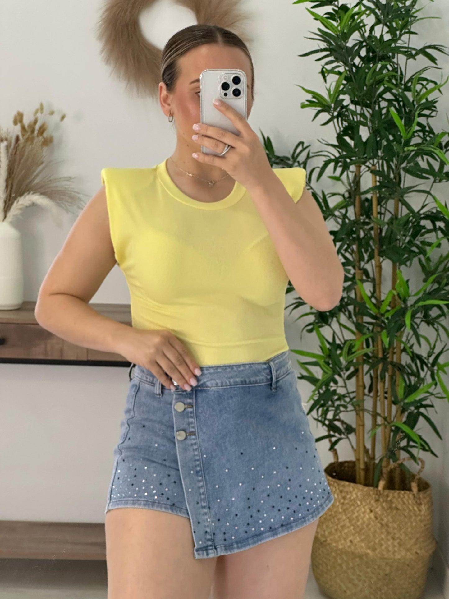 FALDA PANTALÓN BRILLO