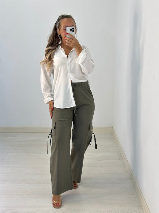 PANTALON CARGO TEMPORADA VERDE