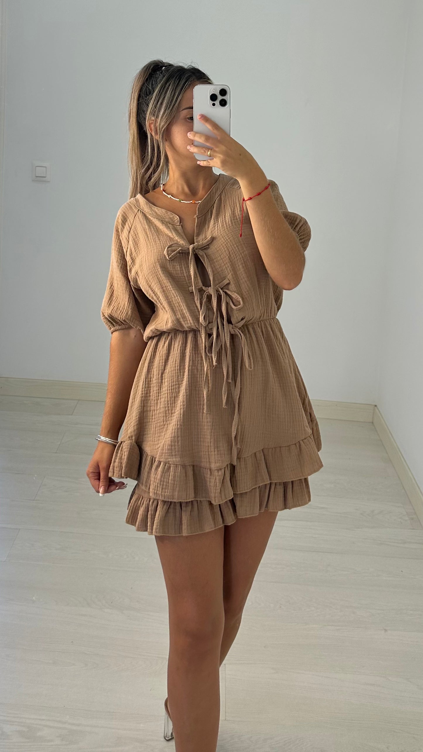 VESTIDO OTOÑO CAMEL