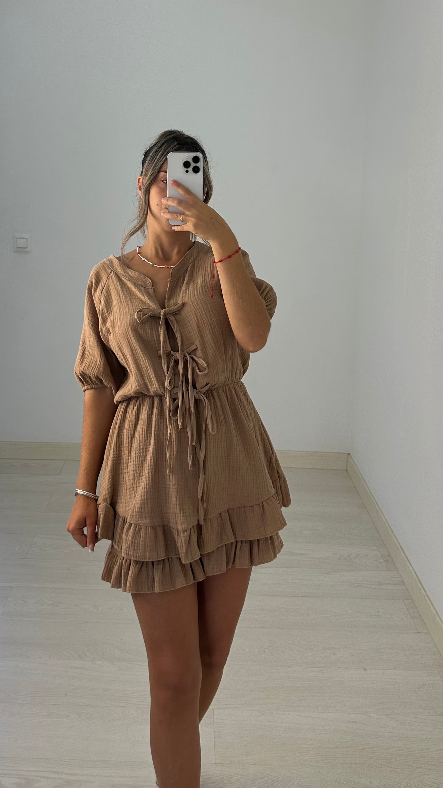 VESTIDO OTOÑO CAMEL