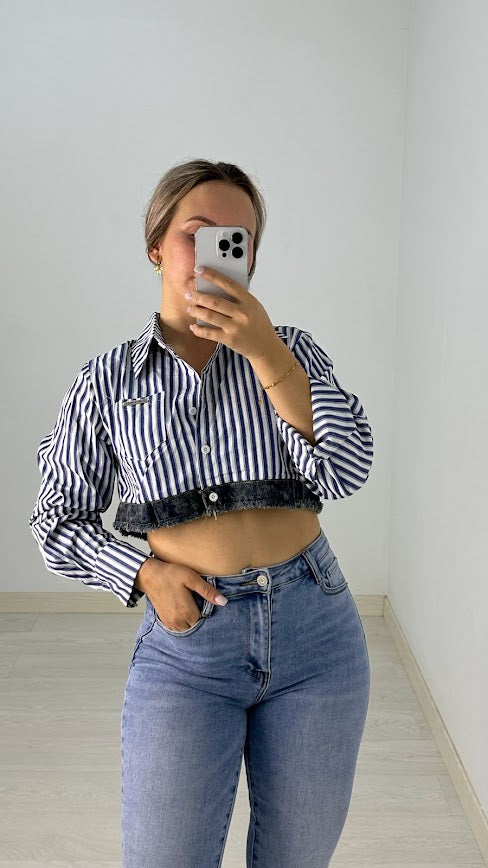 Camisa crop top Rocio