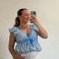 BLUSA CAYETANA CELESTE