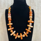 COLLAR ABALORIOS NARANJA
