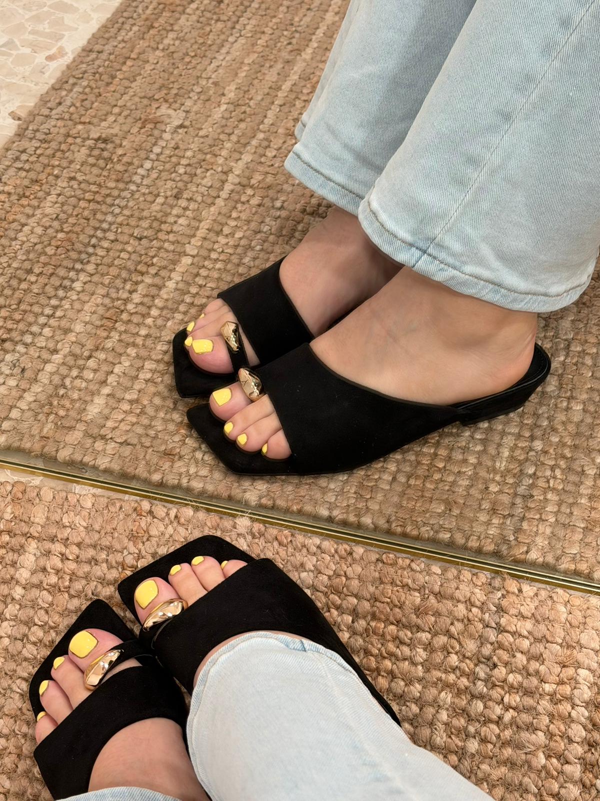 SANDALIAS ALMERIA NEGRAS