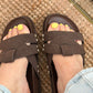 SANDALIAS GRECIA MARRON CHOCOLATE