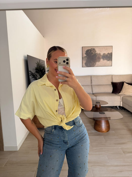 CAMISA PANA AMARILLA